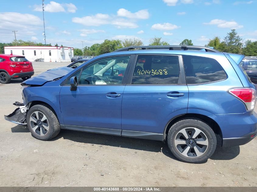 2017 Subaru Forester 2.5I Premium VIN: JF2SJAGC9HH510910 Lot: 40143688