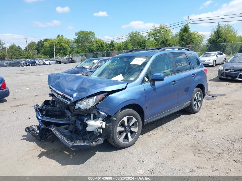 2017 Subaru Forester 2.5I Premium VIN: JF2SJAGC9HH510910 Lot: 40143688