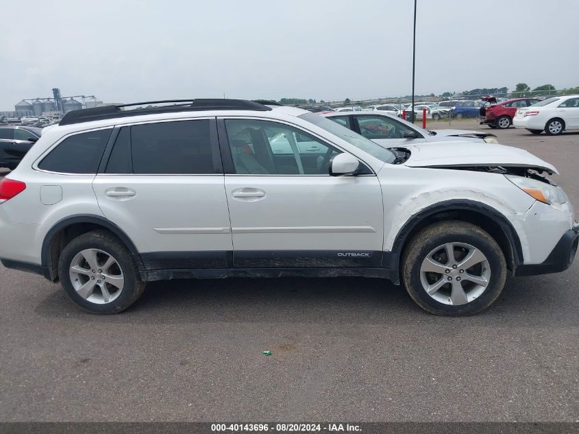 2014 Subaru Outback 2.5I Limited VIN: 4S4BRCMCXE3286316 Lot: 40143696