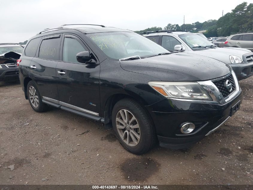 2014 Nissan Pathfinder Hybrid Sl VIN: 5N1CR2MN1EC649523 Lot: 40143697