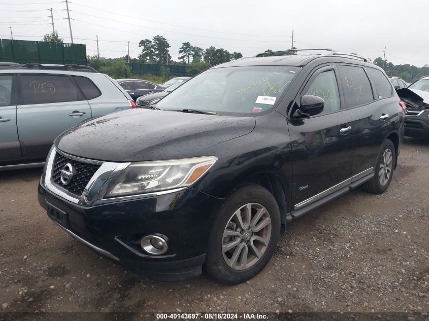 2014 Nissan Pathfinder Hybrid Sl VIN: 5N1CR2MN1EC649523 Lot: 40143697