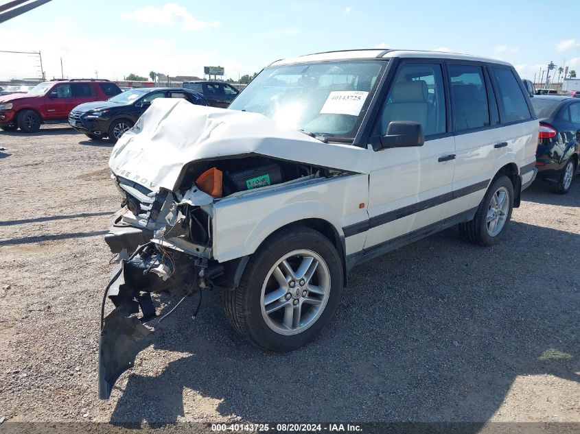 1998 Land Rover Range Rover Hse VIN: SALPV1442WA390856 Lot: 40143725