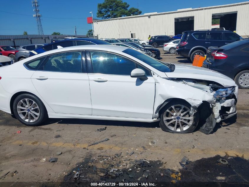 2020 Ford Fusion Se VIN: 3FA6P0HD4LR260182 Lot: 40143729