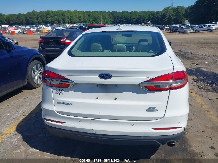 2020 Ford Fusion Se VIN: 3FA6P0HD4LR260182 Lot: 40143729