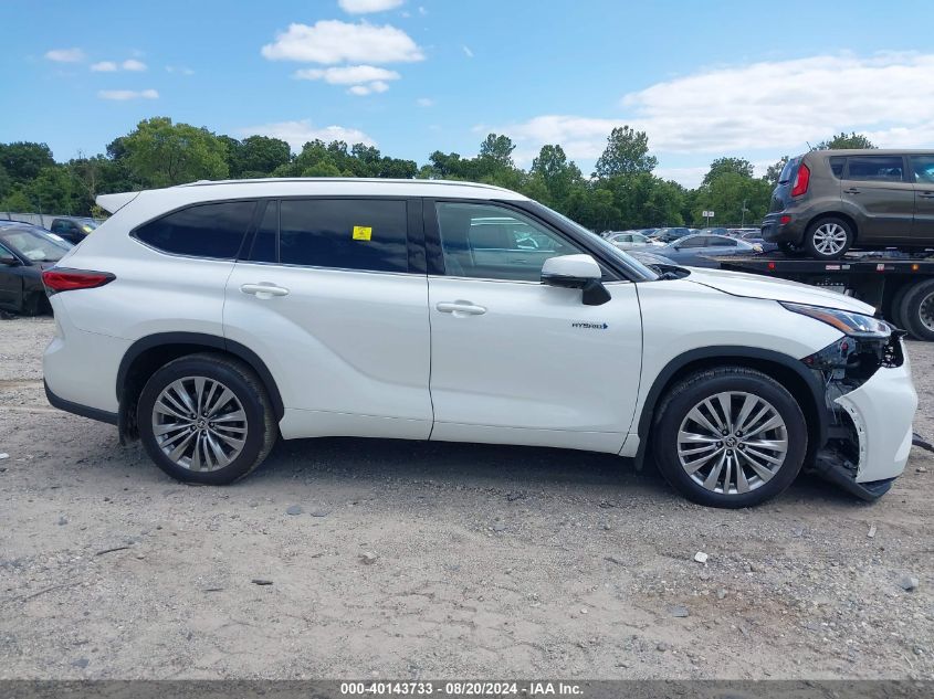 2021 TOYOTA HIGHLANDER HYBRID PLATINUM - 5TDEBRCH5MS040891