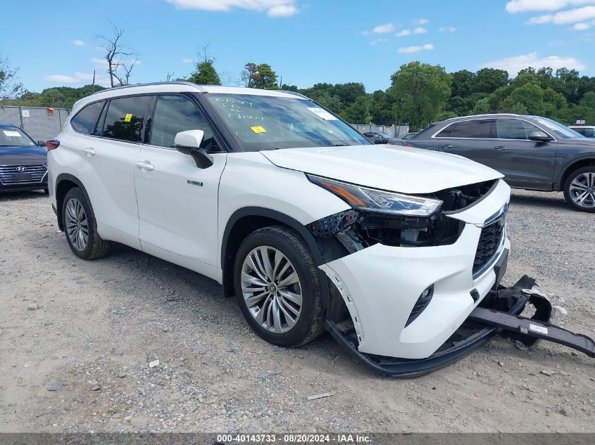 2021 TOYOTA HIGHLANDER HYBRID PLATINUM - 5TDEBRCH5MS040891