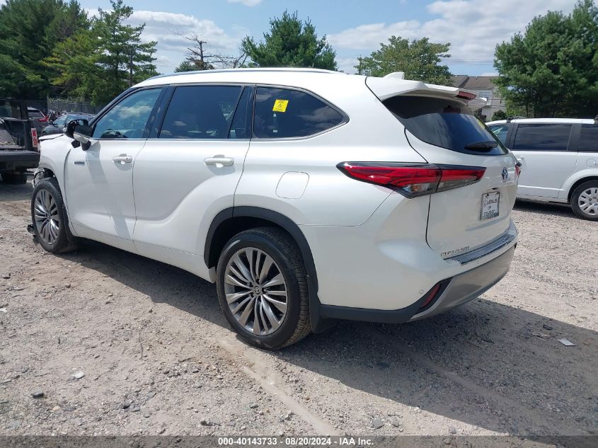 2021 TOYOTA HIGHLANDER HYBRID PLATINUM - 5TDEBRCH5MS040891