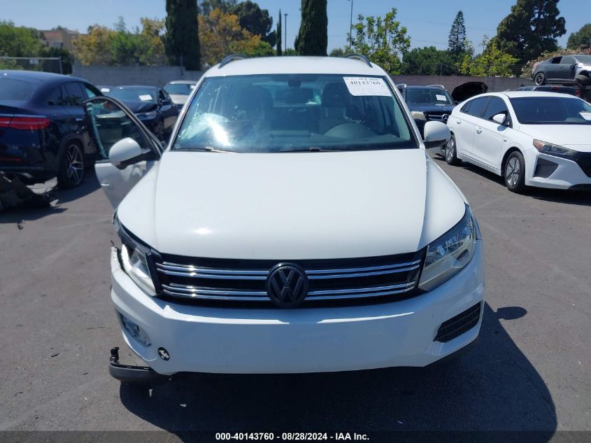 2017 Volkswagen Tiguan 2.0T/2.0T S VIN: WVGAV7AX4HK024551 Lot: 40143760