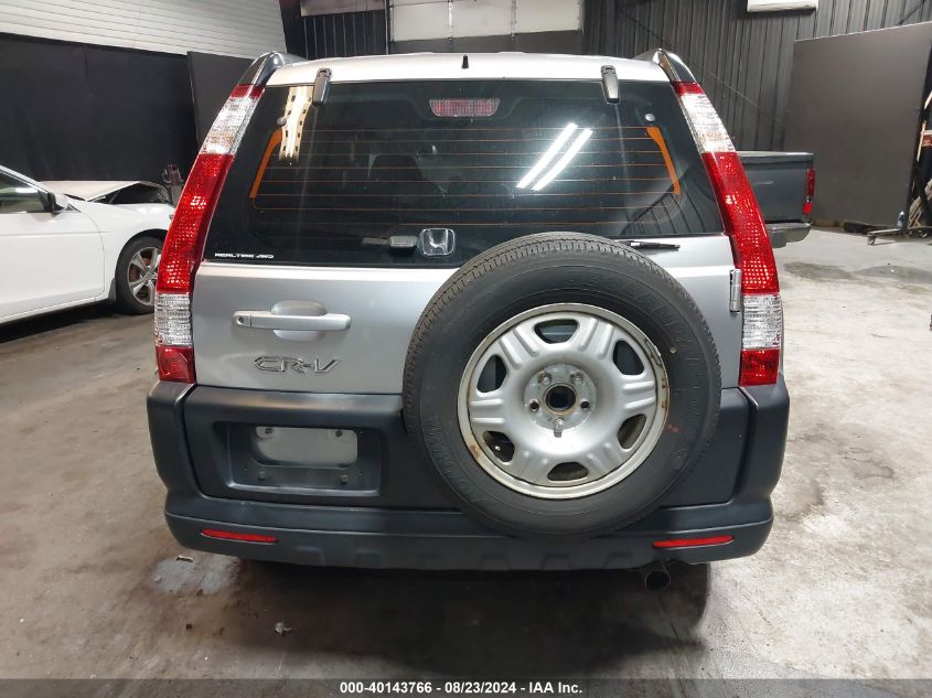 2005 Honda Cr-V Lx VIN: SHSRD78515U344815 Lot: 40143766