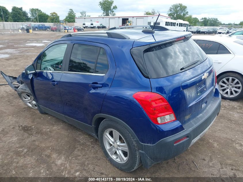 2016 Chevrolet Trax Lt VIN: 3GNCJPSB6GL224055 Lot: 40143775