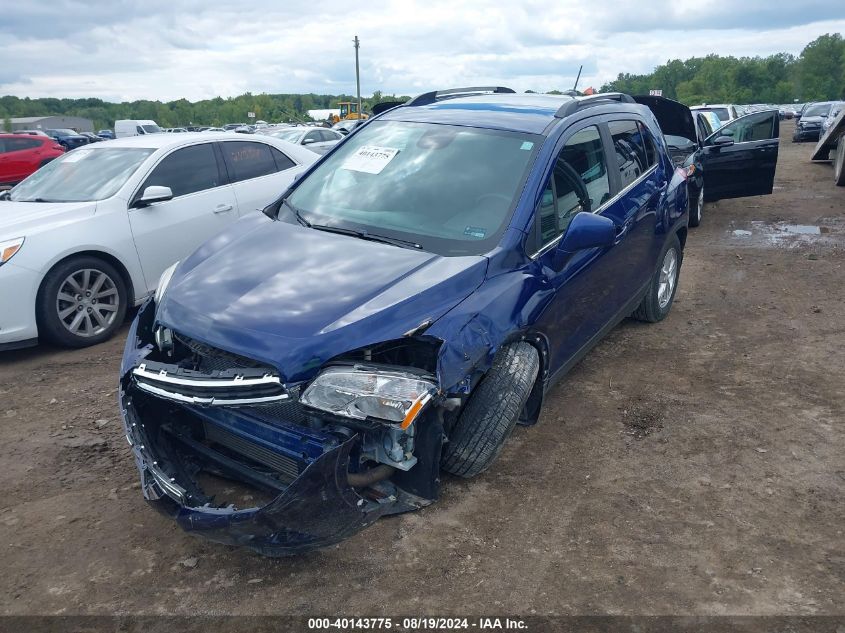 2016 Chevrolet Trax Lt VIN: 3GNCJPSB6GL224055 Lot: 40143775