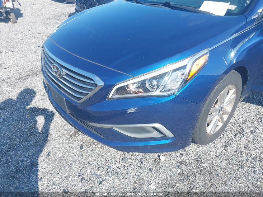 2016 Hyundai Sonata Se VIN: 5NPE24AF4GH340663 Lot: 40143806