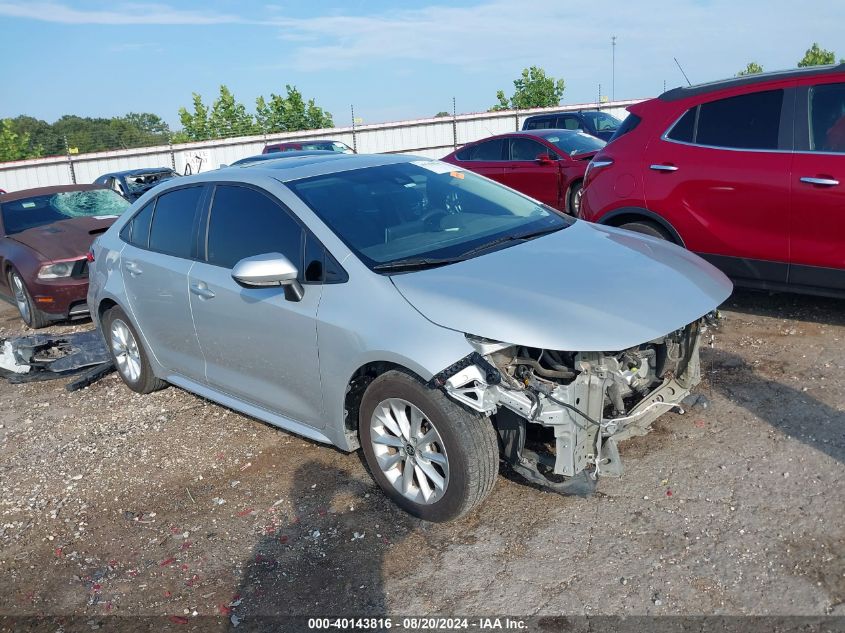 2020 Toyota Corolla Le VIN: 5YFHPRAEXLP027827 Lot: 40143816