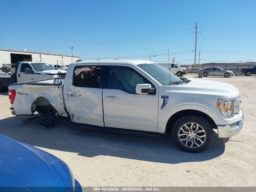 2022 Ford F-150 Lariat VIN: 1FTEW1CP9NFB33783 Lot: 40143824