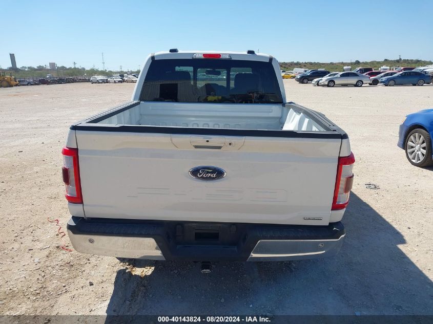 2022 Ford F-150 Lariat VIN: 1FTEW1CP9NFB33783 Lot: 40143824