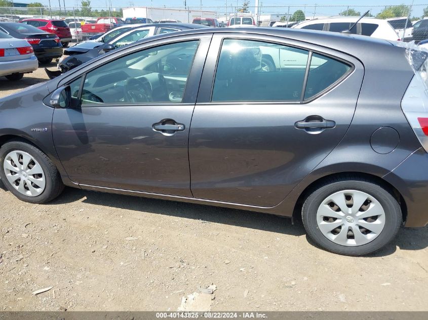 2012 Toyota Prius C Two VIN: JTDKDTB32C1520446 Lot: 40143825