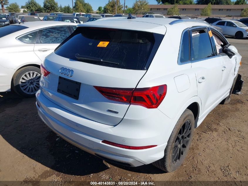 2022 Audi Q3 Premium 40 VIN: WA1AUCF38N1003381 Lot: 40143831