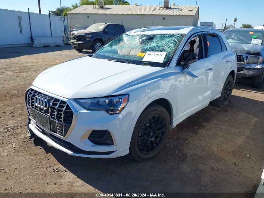 2022 Audi Q3 Premium 40 VIN: WA1AUCF38N1003381 Lot: 40143831