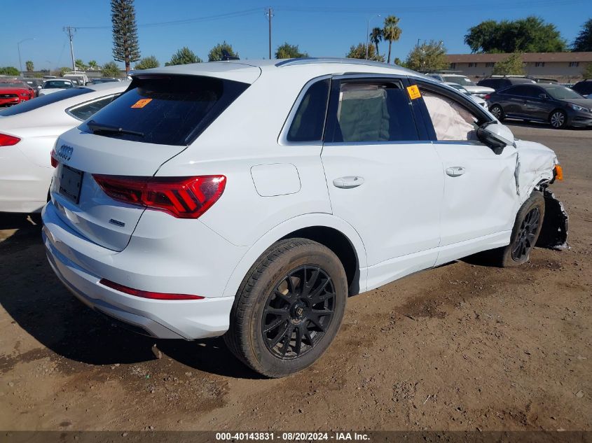 2022 AUDI Q3 PREMIUM 40 TFSI QUATTRO TIPTRONIC - WA1AUCF38N1003381