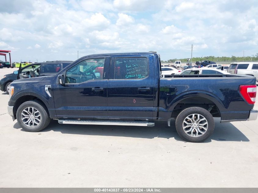 2022 Ford F-150 Lariat VIN: 1FTEW1CP0NFA47603 Lot: 40143837