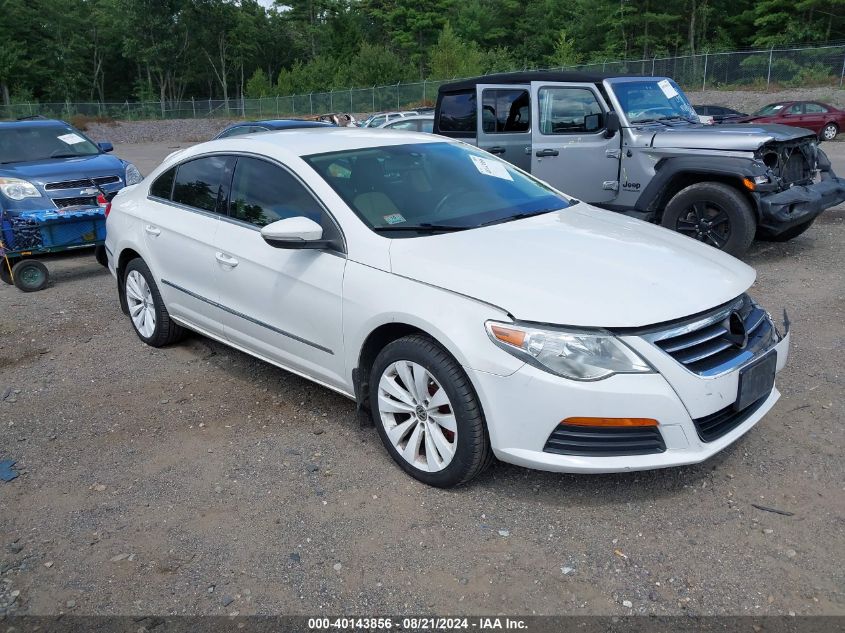 2011 Volkswagen Cc Sport VIN: WVWNP7AN9BE721055 Lot: 40143856