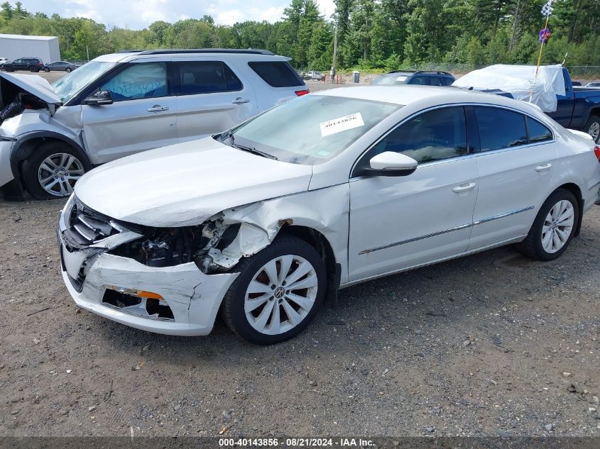 2011 Volkswagen Cc Sport VIN: WVWNP7AN9BE721055 Lot: 40143856