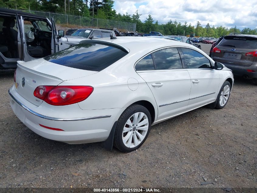 2011 Volkswagen Cc Sport VIN: WVWNP7AN9BE721055 Lot: 40143856