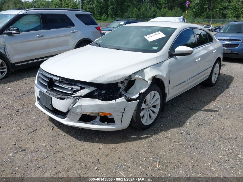 2011 Volkswagen Cc Sport VIN: WVWNP7AN9BE721055 Lot: 40143856