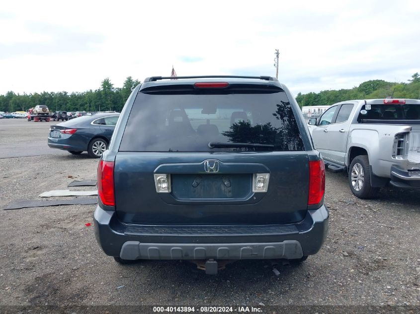 2005 Honda Pilot Exl VIN: 5FNYF18615B031329 Lot: 40143894