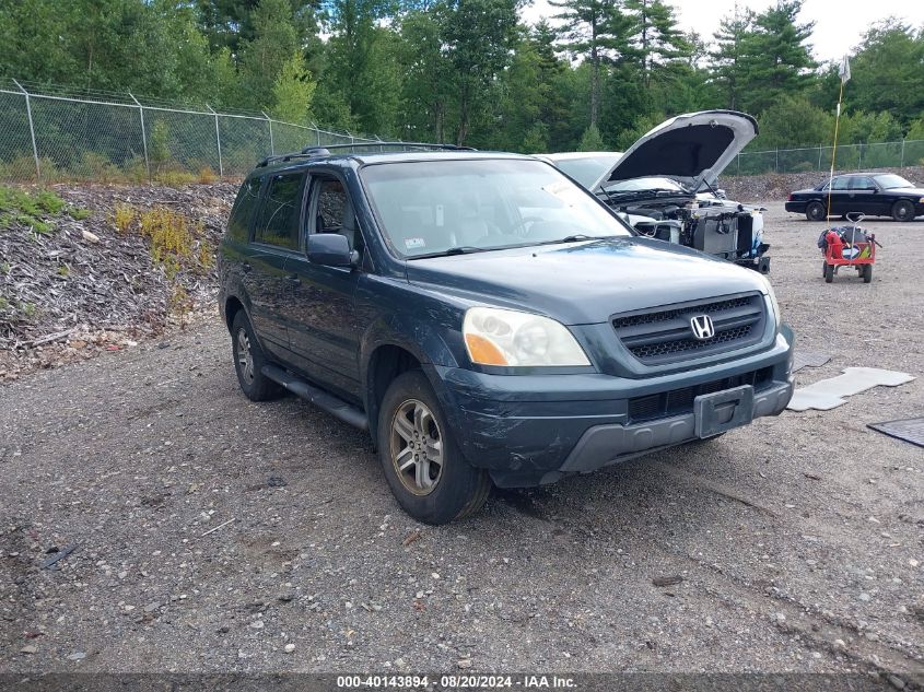 2005 Honda Pilot Exl VIN: 5FNYF18615B031329 Lot: 40143894