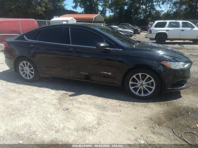 2018 Ford Fusion Hybrid Se VIN: 3FA6P0LU1JR128033 Lot: 40143904