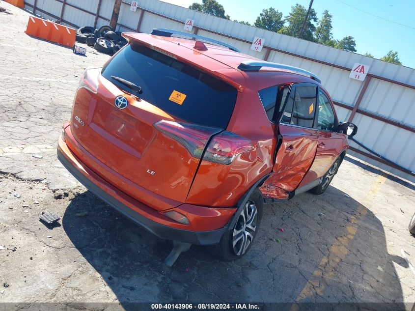 2016 Toyota Rav4 Le VIN: 2T3ZFREV7GW239551 Lot: 40143906