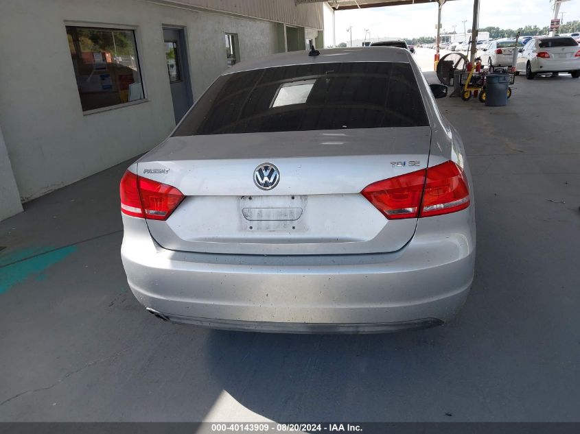 2013 Volkswagen Passat Se VIN: 1VWBN7A34DC135317 Lot: 40143909