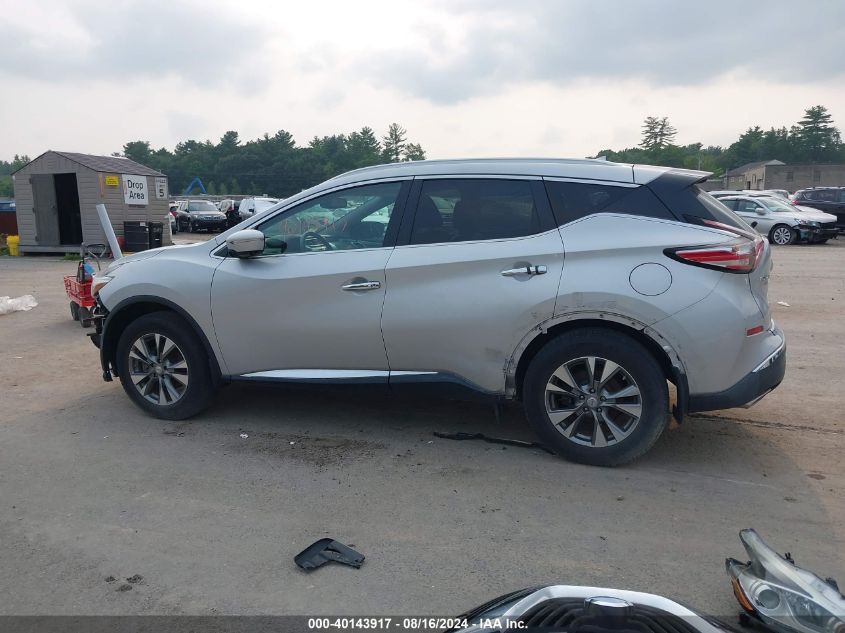 2015 Nissan Murano Sl VIN: 5N1AZ2MH8FN218197 Lot: 40143917