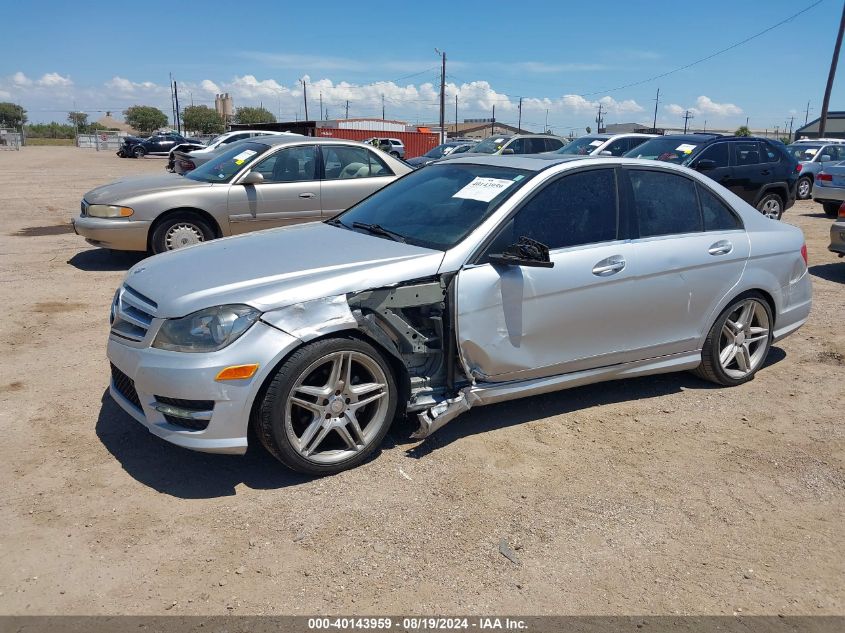 2012 Mercedes-Benz C 250 VIN: WDDGF4HB7CA640396 Lot: 40143959