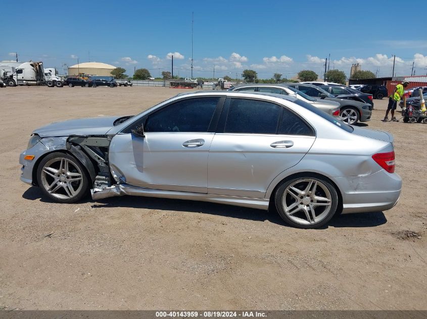 2012 Mercedes-Benz C 250 VIN: WDDGF4HB7CA640396 Lot: 40143959