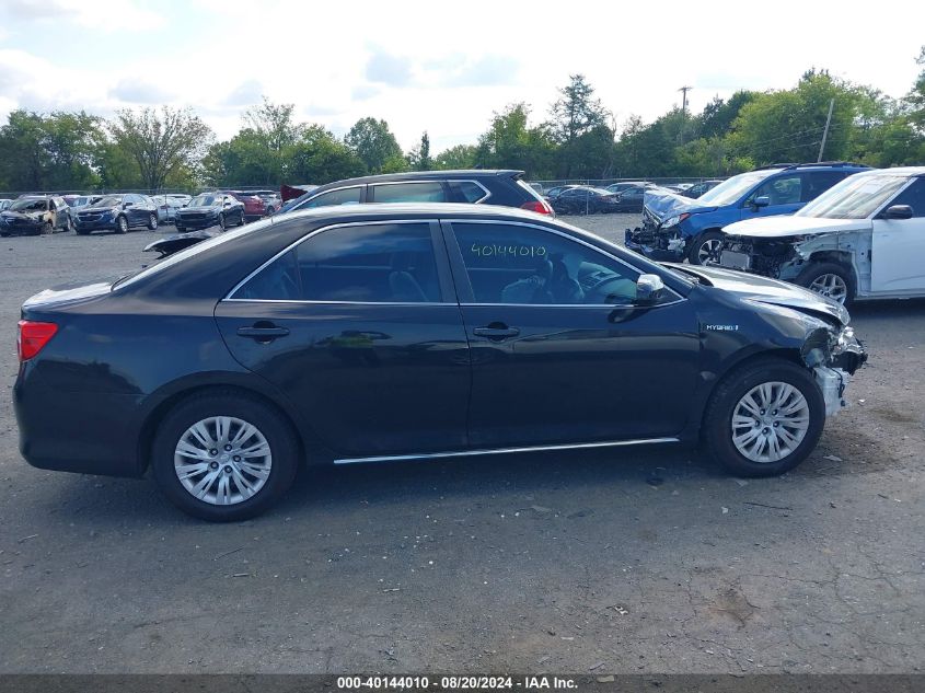 2014 Toyota Camry Hybrid Hybrid/Le/Xle VIN: 4T1BD1FK9EU123920 Lot: 40144010