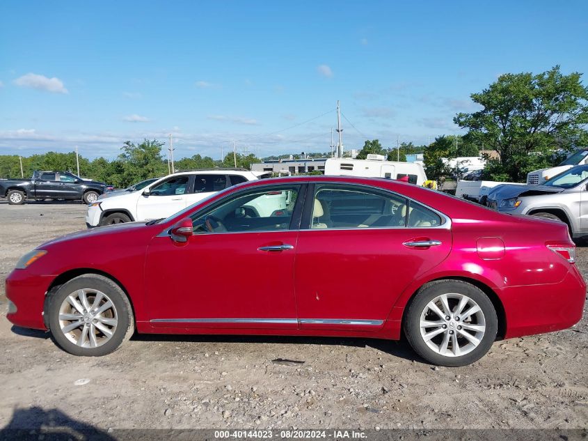 2010 Lexus Es 350 VIN: JTHBK1EGXA2350240 Lot: 40144023