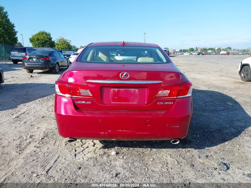 2010 Lexus Es 350 VIN: JTHBK1EGXA2350240 Lot: 40144023