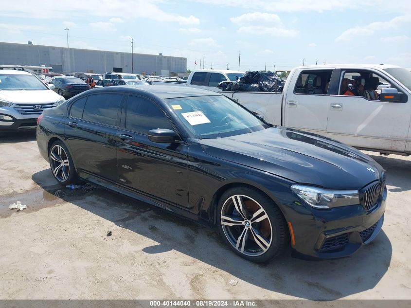 2018 BMW 740I VIN: WBA7E2C53JG742126 Lot: 40144040