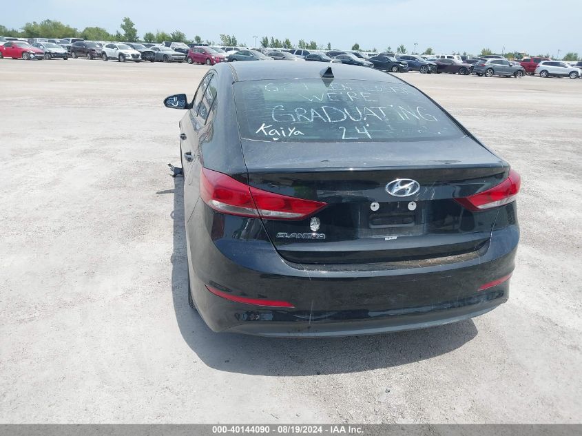 2018 Hyundai Elantra Value Edition VIN: 5NPD84LF4JH376156 Lot: 40144090