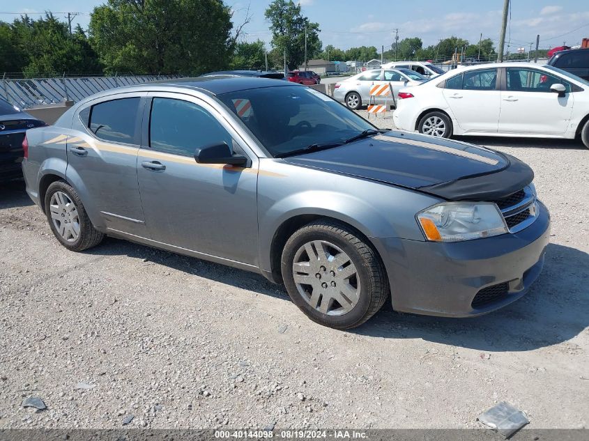 2012 Dodge Avenger Se VIN: 1C3CDZAB2CN206745 Lot: 40144098