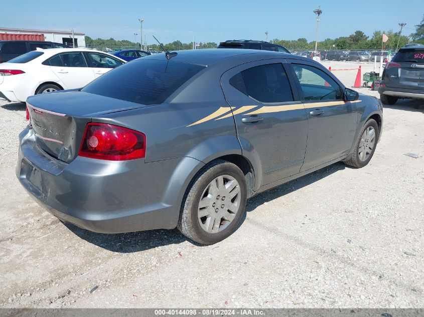 2012 Dodge Avenger Se VIN: 1C3CDZAB2CN206745 Lot: 40144098