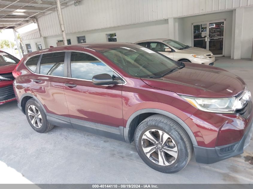 2017 Honda Cr-V Lx VIN: 5J6RW5H38HL003296 Lot: 40144110