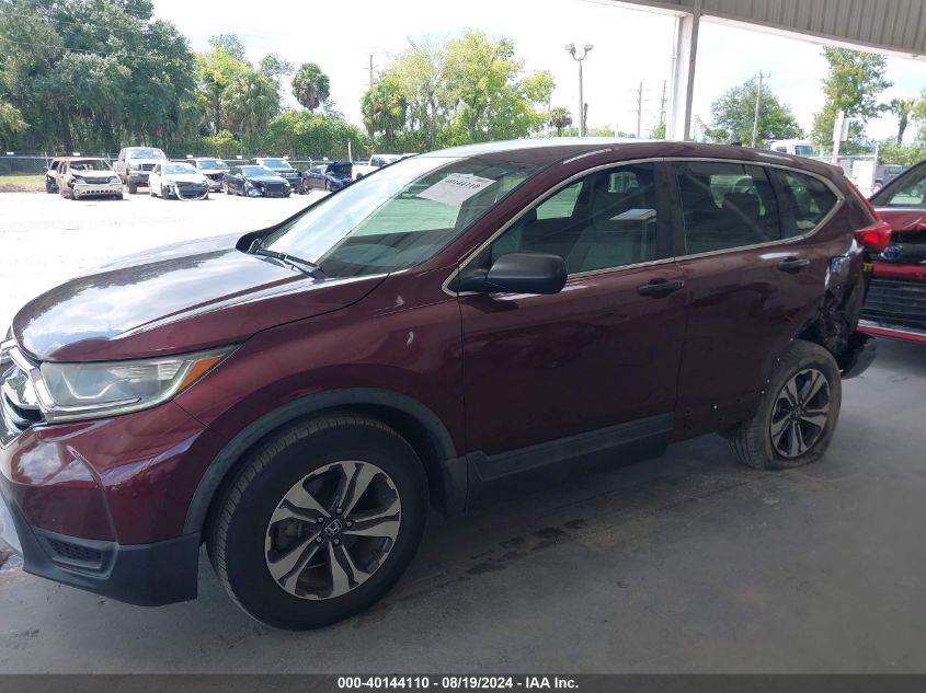 2017 Honda Cr-V Lx VIN: 5J6RW5H38HL003296 Lot: 40144110