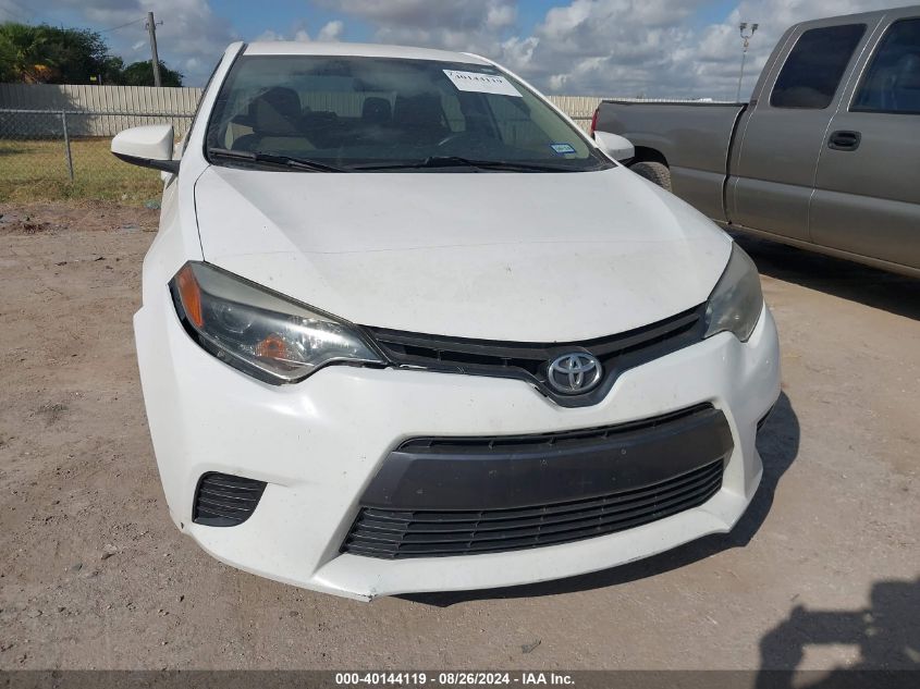 2015 Toyota Corolla Le VIN: 5YFBURHE0FP256672 Lot: 40144119