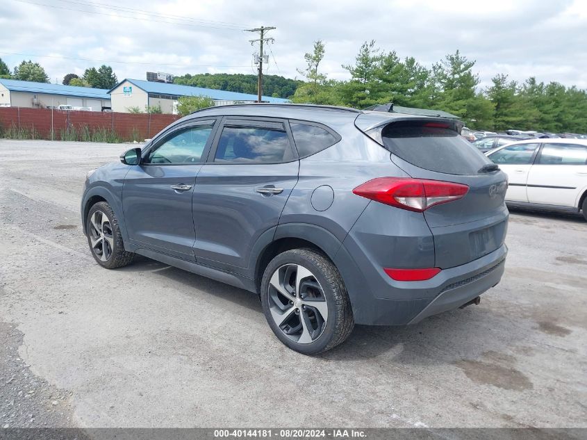 2016 Hyundai Tucson Limited VIN: KM8J3CA20GU236966 Lot: 40144181