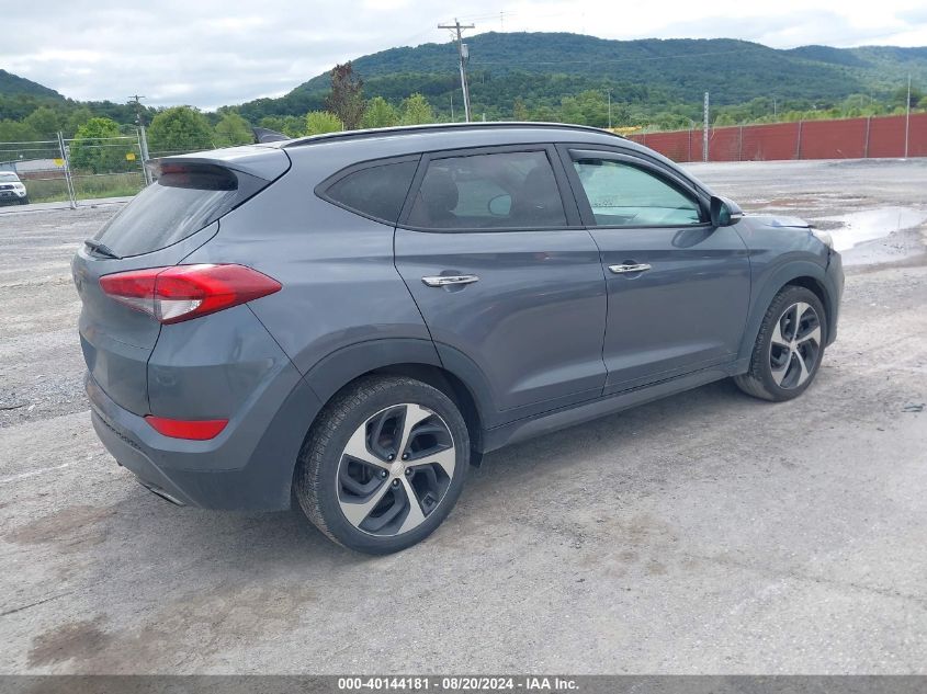 2016 Hyundai Tucson Limited VIN: KM8J3CA20GU236966 Lot: 40144181