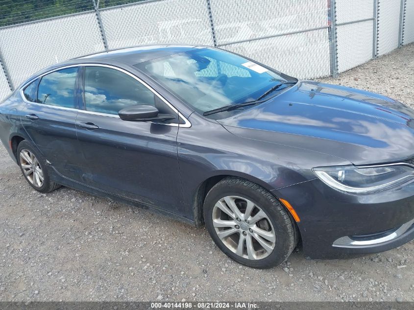 2015 Chrysler 200 Limited VIN: 1C3CCCAB6FN730517 Lot: 40144198