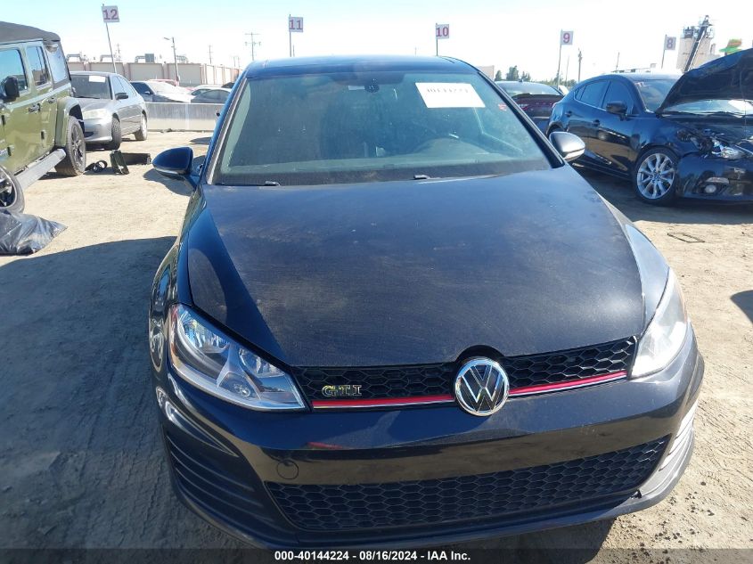 2015 Volkswagen Golf Gti 2.0T Se 4-Door VIN: 3VW5T7AU0FM002079 Lot: 40144224